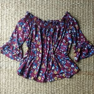 Off the shoulder blouse